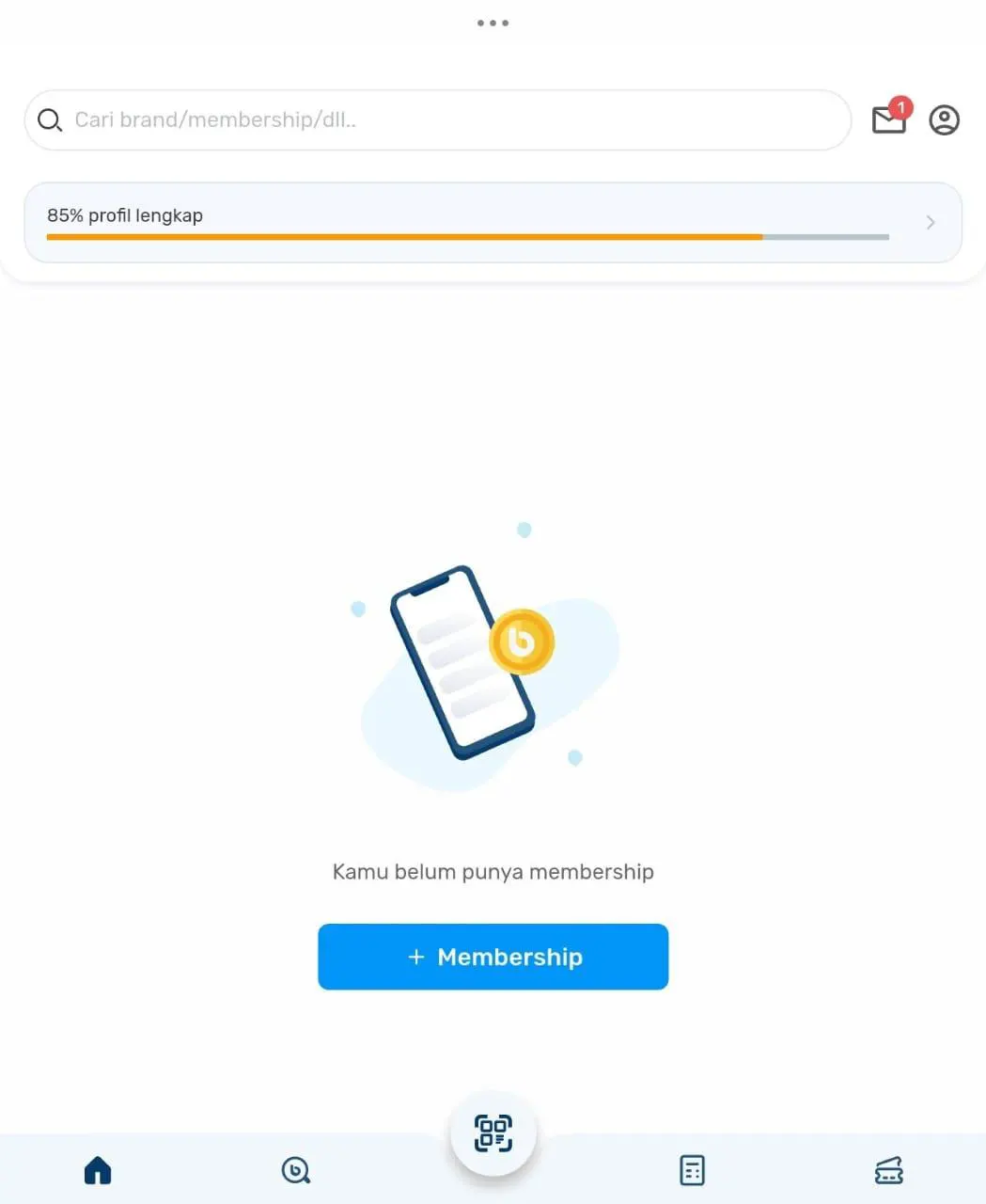 registrasi akun Bliss customer